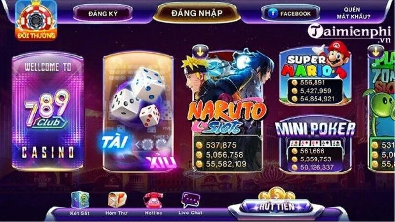 Cổng game 789club sở hữu kho cá cược phong phú