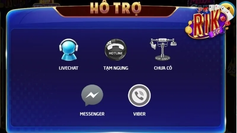 Đa dạng hình thức liên hệ với cổng game